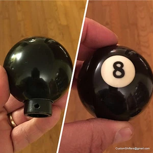#8 eight POOL BALL gear shift knob made for Jeep JK 2007 to present Manual only - Picture 1 of 5