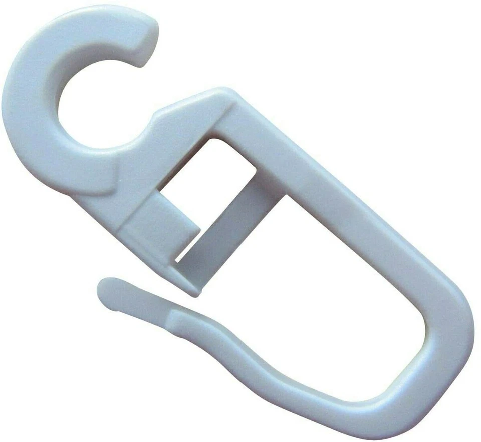 rewagi®  100–5000 Überklipshaken Weiß Ø 6 mm – Für Gardinenringe - Faltenhaken - Bild 1 von 1