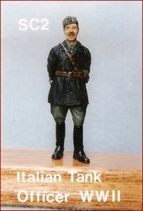 Hornet WWII Italian Tank Officer 1/35 Scale Resin Figure Model Kit - Bild 1 von 1