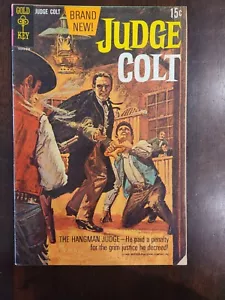 JUDGE COLT #1 THE HANGMAN JUDGE GOLD KEY SILVER-AGE 1969 GVG - Picture 1 of 2