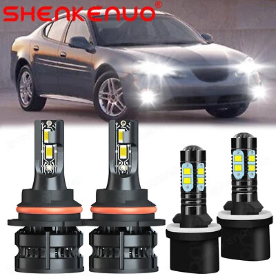 Faros antiniebla blancos para Pontiac Grand Am 1999-2005 4 piezas 9007 + 880 Foto 1 de 4