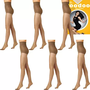 6x Voodoo Shine Firm Control 15 Denier Stockings Pantyhose Tights Jabou - Bild 1 von 7