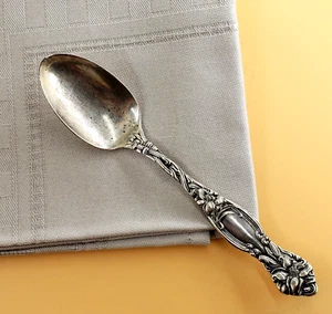 INTERNATIONAL HALL MILLER Sterling Silver Flatware Spoon Frontenac Lilly Pattern - Picture 1 of 7