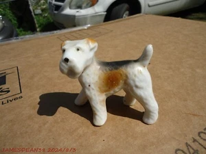 Vintage TERRIER  Dogs Puppies Figurine JAPAN 3 - Picture 1 of 3