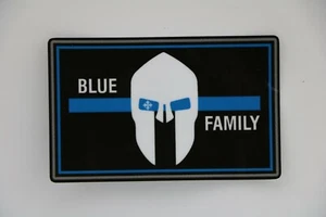 5 x Aufkleber blue family thin blue line Größe ca. 8 x 5 cm, support Polizei - Picture 1 of 1