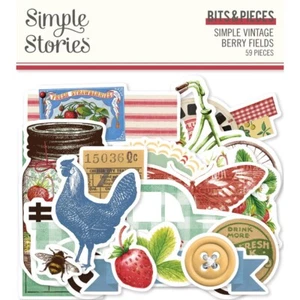 Historias simples ~ CAMPOS DE BAYAS SIMPLES DE COLECCIÓN ~ Fragmentos y piezas - Imagen 1 de 2