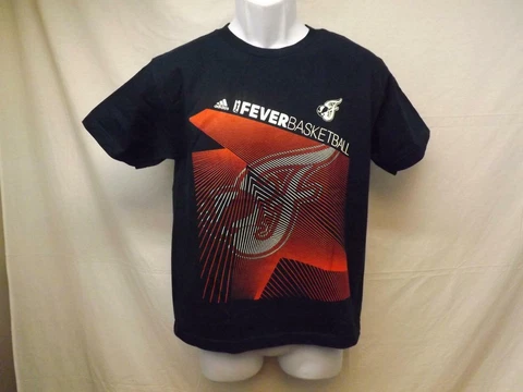 New Indiana Fever Adidas Youth Large L 14/16 Navy Blue Shirt Cover