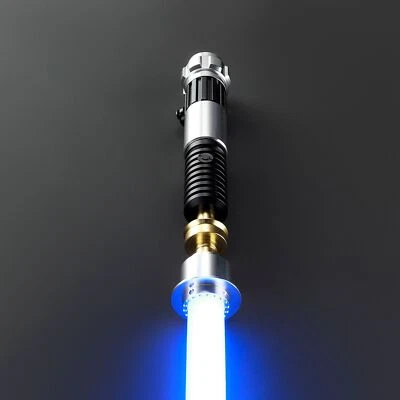 Star Wars OBi Wan Force FX Lightsaber with Sound Effects Collectible Metal Hilt - Image 1 of 4
