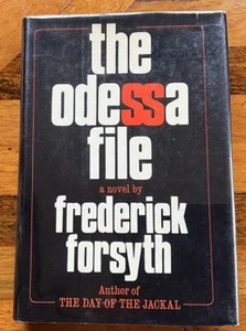 Frederick Forsyth- The Odessa File -Signed Bookplate 1st Ed 1972 HC/DJ - Picture 1 of 7