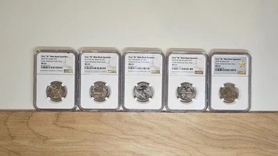 2019 W NGC Certified MS65 5 Quarter set #4 - Image 1 of 2