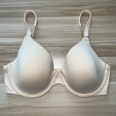 Sutiã de amamentação maternidade cobertura total com aro nu 34C copos acolchoados - Imagem 1 de 4
