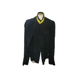 PANCALDI  & B Made In italy silk Tuxedo Shirt Hidden Button Brightly Colored 42 - Picture 1 of 8