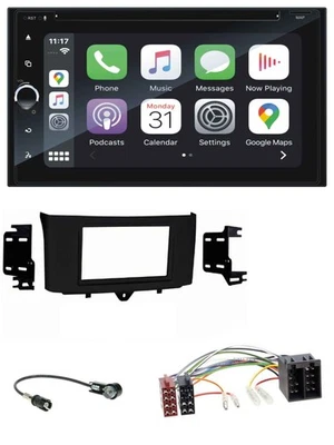 Blaupunkt 2DIN Bluetooth DAB USB DVD MP3 Autoradio für Smart ForTwo 10-15 ISO Pr - Bild 1 von 4