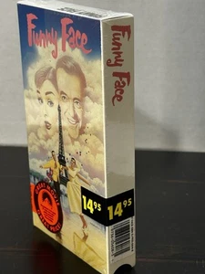 NEW SEALED Funny Face VHS 1988 Audrey Hepburn Fred Astaire Classic - Imagen 1 de 3