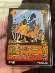 UniVersus All at Once!! - Attack on Titan: Apocalypse PACK FRESH HOLO FOIL #18 - Bild 1 von 2