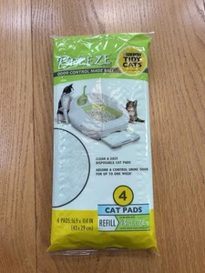 PURINA Tidy Cats Breeze Pads Refills 4 Count Package Disposable Odor Control - Picture 1 of 4
