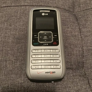 LG ENV VX9900 Cell Phone Silver Vintage With Keyboard Untested-Read - Picture 1 of 12