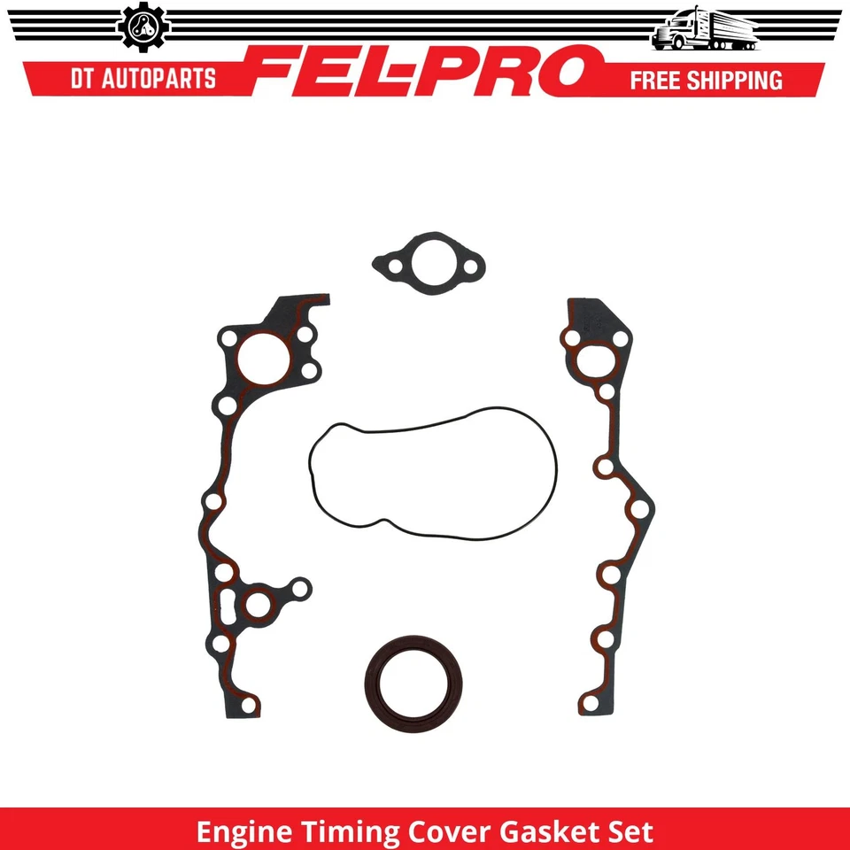 Juego de juntas de cubierta de distribución de motor Fel-Pro 1996 para Toyota Tacoma 1995-2004 2,7 L L4 Foto 1 de 1