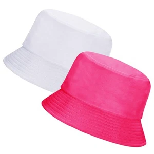 2 Pack Bucket Hat for Women Men Summer Travel Beach Sun Hat Outdoor Cap Unise... - Picture 1 of 6