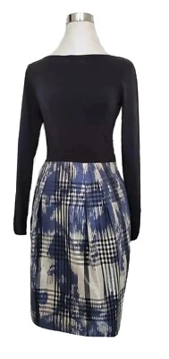 Worth Women's Dress Mini Black Multi-Color Long Sleeves Size 2 XS  - Image 1 of 4