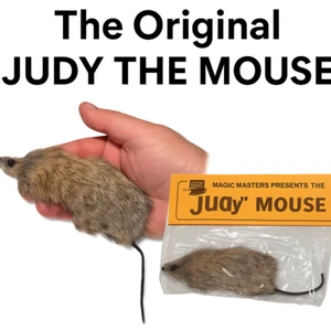 De lujo JUDY THE MOUSE DEDO MARIONETA truco mágico juguete falso animado jump movimientos mordaza - Imagen 1 de 22