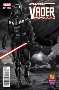 Marvel Star Wars VADER DOWN 1 PX Vista previa Variante Cubierta Cómic - Imagen 1 de 1