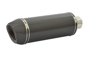 Kawasaki ZX6R Exhaust SP Diabolus Carbon Fibre Stubby Carbon Outlet 2003-2004 - Picture 1 of 9