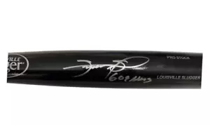 Chicago Cubs Sammy Sosa Autographed Black Bat "609 HR's" BAS Authenticated - Picture 1 of 1