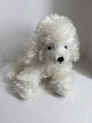 Ganz Webkinz WHITE POODLE Plush Puppy Dog Stuffed Animal NO CODE 7 Inch - Image 1 of 4