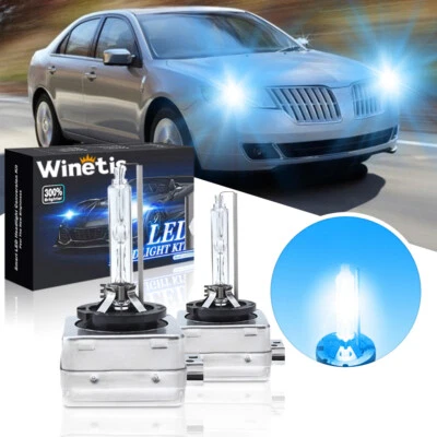 D1S Front Xenon HID Headlight Bulbs for Lincoln MKZ 2007-2009 LOW Beam 8000K - Image 1 of 4