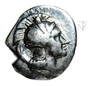 GREEK Lucania (THURIUM) Athena-Toro Triobolo: HPA - Picture 1 of 7