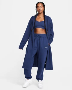 Größe XS 140 $ Nike Modern Fleece Damen Oversized French Terry Staubtuch FB8749-410 - Bild 1 von 8
