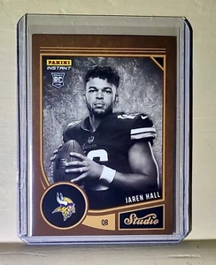 Jaren Hall 2023 Panini NFL Studio Rookies #9 Rookie Card 1/370 - Picture 1 of 2