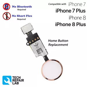 iPhone 7 / 8 / 7 Plus plus /SE 2020 Universal Home Button Replacement ROSE - Picture 1 of 2