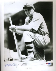 Bill Terry Psa/dna Signed 8x10 Photo Authentic Autograph - Picture 1 of 1