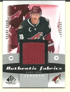 Telas auténticas usadas en juegos SP 2010-11 #AFSD Shane Doan - Imagen 1 de 1