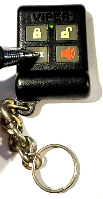 keyless CAR starter entry remote transmitter key fob EZSDEI475 GREEN LED VIPER - Image 1 of 4