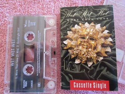 Wet Wet Wet ‎– More Than Love.  The Precious Organisation Tape Cassette Single  - Image 1 of 4