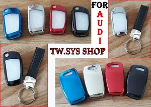 Funda protectora llave para Audi A1 A3 A4 A5 Q7 A6 C5 C6, carcasa de poliuretano termoplástico - Imagen 1 de 23
