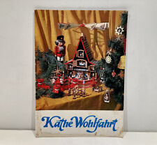 RARE 1970's Kathe Wohlfahrt Christmas Ornament Product Catalog 