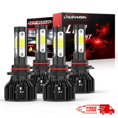 Faros bombillas de haz alto/bajo LED 9005+9006 para Chrysler 300C 2005-09 300M 1999-04 Foto 1 de 4