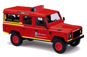 Busch 50327 Land Rover " Fire Brigade " Nr.1 Ho 1:87 New