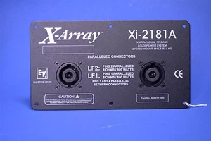 Electro-Voice X-Array Xi-2181A Dual 18-Inch Subwoofer Panel w/ Parallel Neutrik - Picture 1 of 2