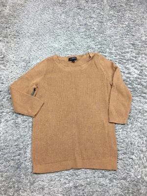 The Limited Sweater Womens Size Small Brown Long Sleeve Knit 3/4 Sleeve - Image 1 of 4
