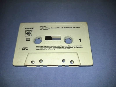 NEIL DIAMOND SERENADE CASSETTE TAPE ALBUM (NO INLAY #165) - Image 1 of 2
