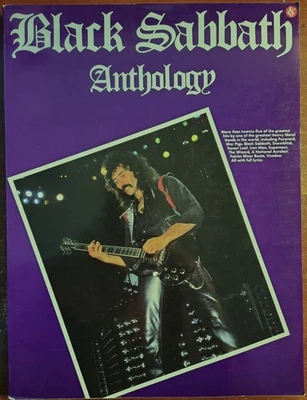 BLACK SABBATH ANTHOLOGY GUITAR TABLATURE SONG BOOK 30 SONGS METAL SHEET MUSIC - Image 1 of 3