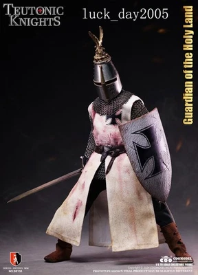 COOMODEL SE135 TEUTONIC KNIGHTS / HOLY LAND GUARDIAN 1/6 FIGURE White Bronze Ver - Image 1 of 4