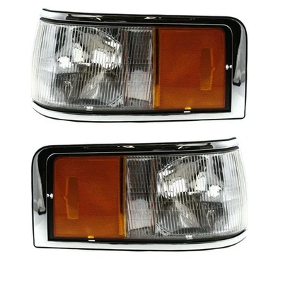 Conjunto de lámpara de luz de estacionamiento señal de giro de esquina de coche urbano 90-94 sin par de juegos de nombres Foto 1 de 4