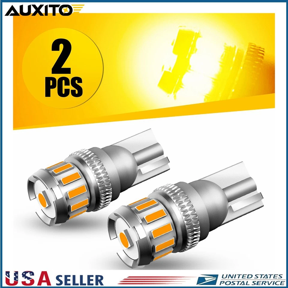 Para GMC Sierra 1500 1999-13 Ámbar 194 168 T10 LED Frontal Lateral Marcador Bombilla D Foto 1 de 4