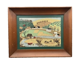 Margo Alexander of California Framed Hand Replica Painting "Mill Stream" - Picture 1 of 18